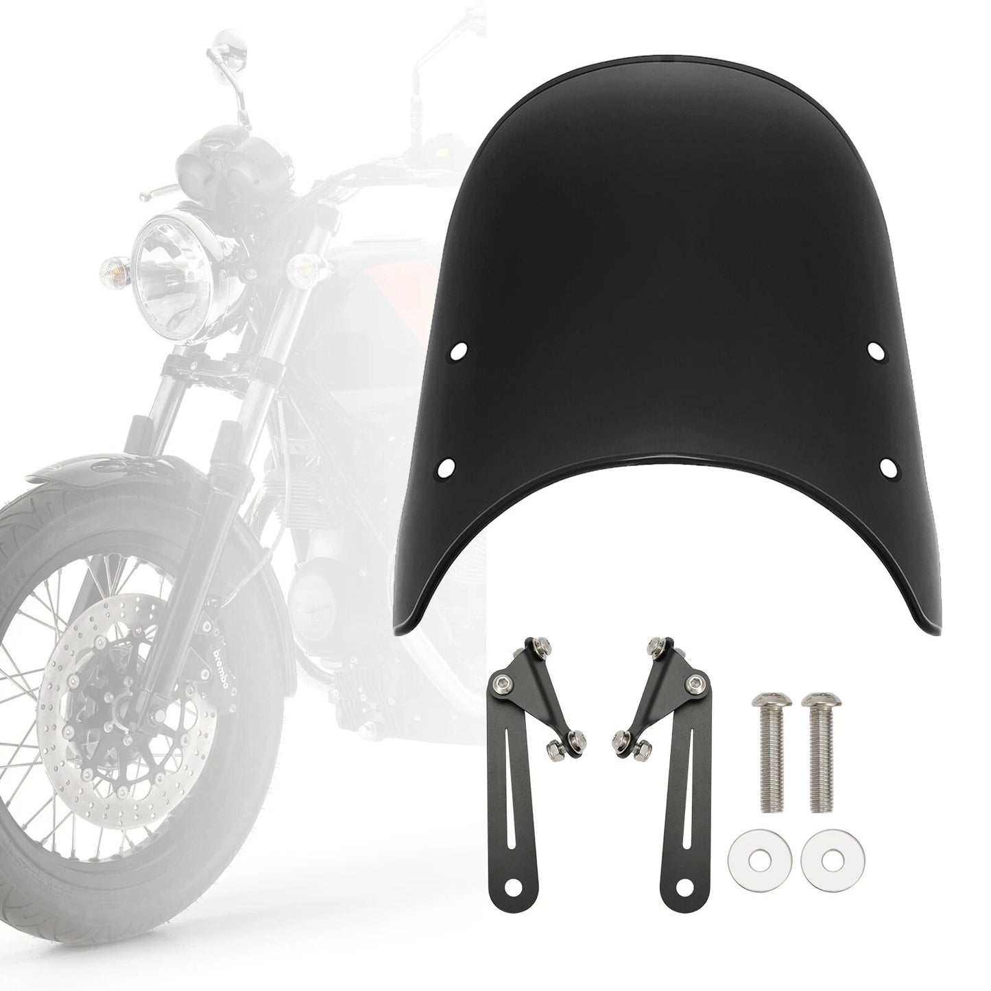 Windshield for Moto Guzzi V7 Classic (2016-2023), V9 Bobber (2018-2023)