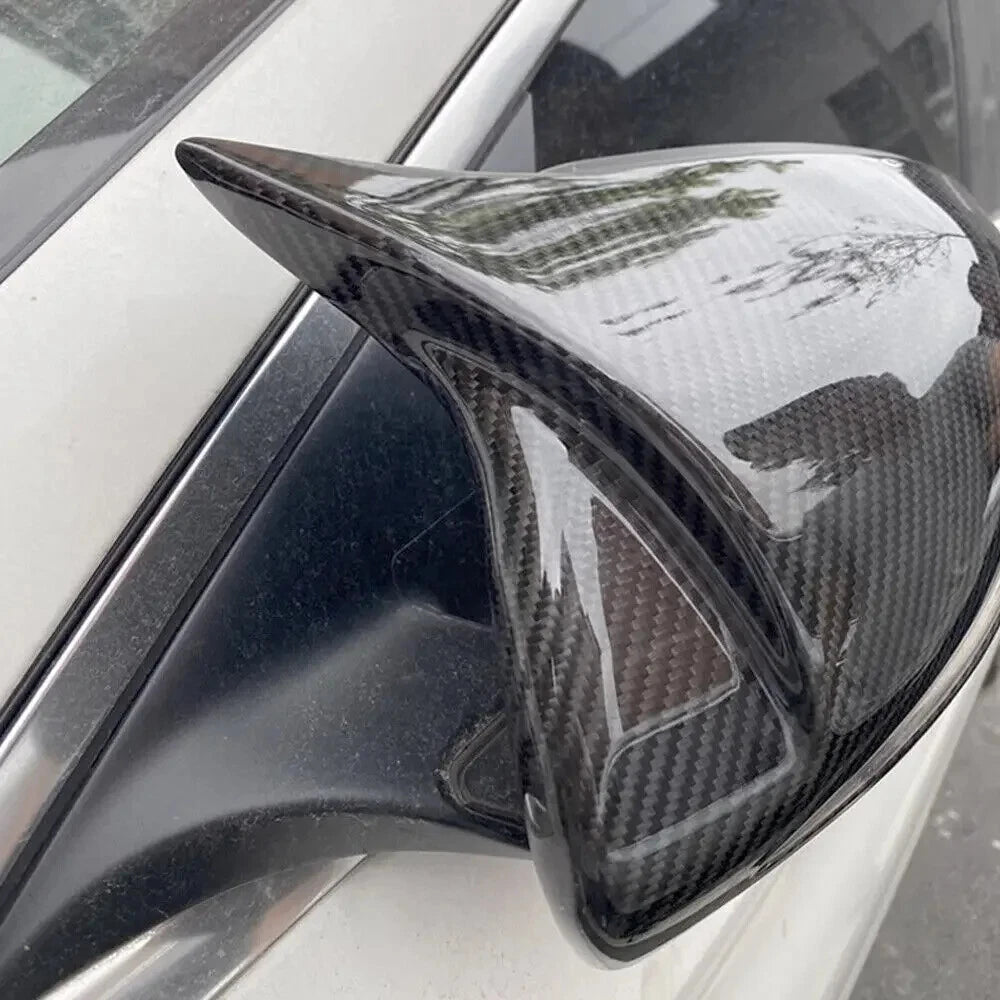 Carbon Fiber Side Mirror Cover Caps for Benz W222 W213 W205 X205 (2014-2023)