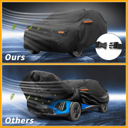 Waterproof Car Cover for Peugeot 2008 (2014-2023) Black 210D-PU