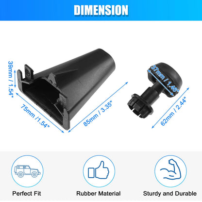 Rubber Hood Bumper Stops for Ford Escape, C-Max (2003-2019)