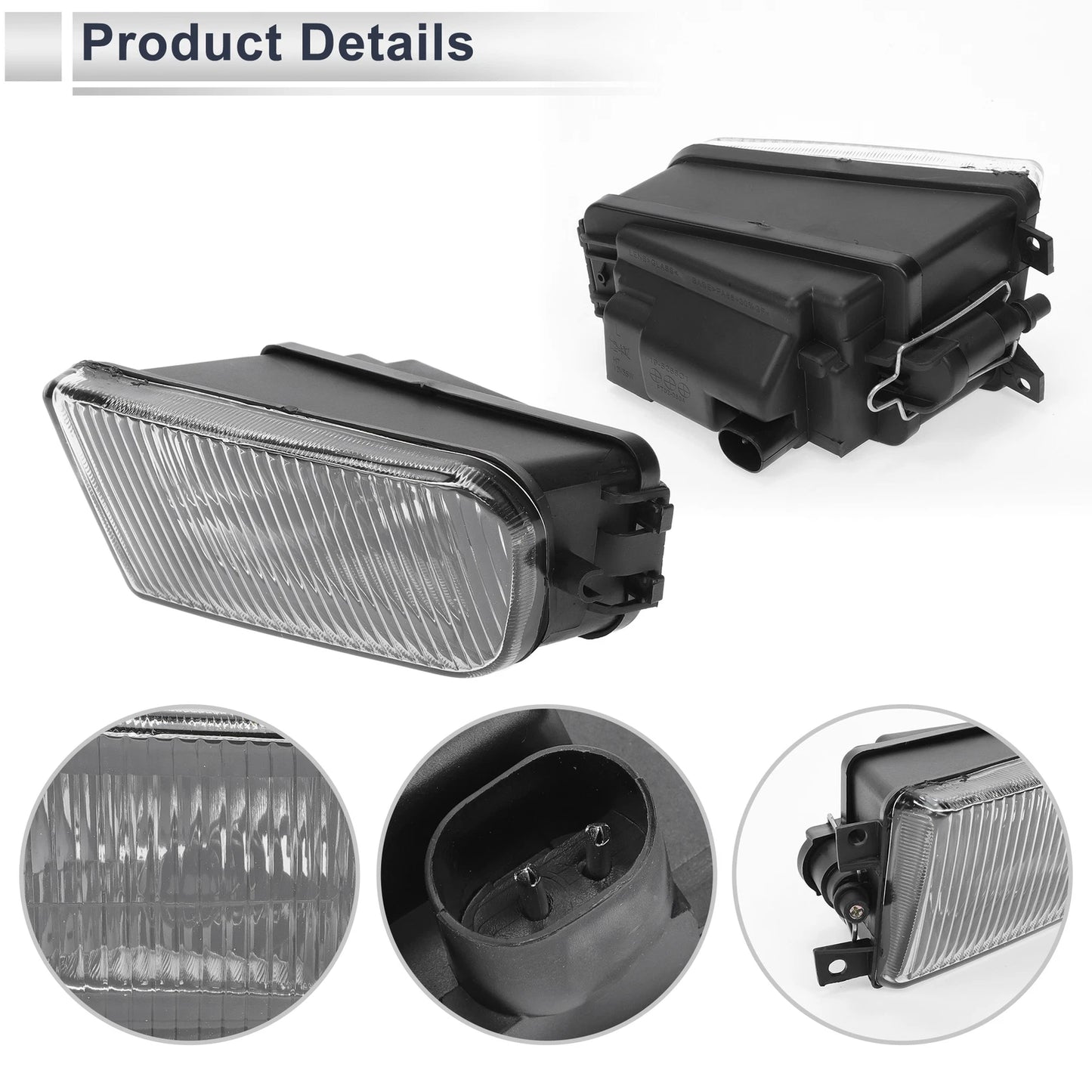 Left Front Bumper Side Marker Light Cover for BMW E39 Z3 (1997-2003)