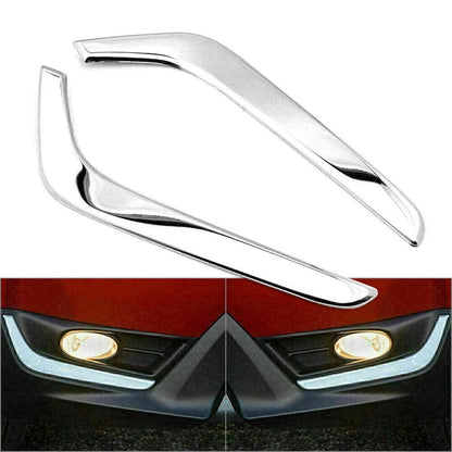 Front Fog Light Lower Cover Trim for Honda CR-V 2017-2019 Chrome