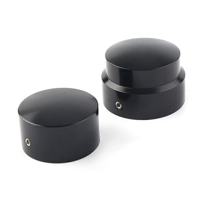 Black Rear Axle Nut Cover Caps for Harley XG 2015-Later, XL & Dyna 2008-Later