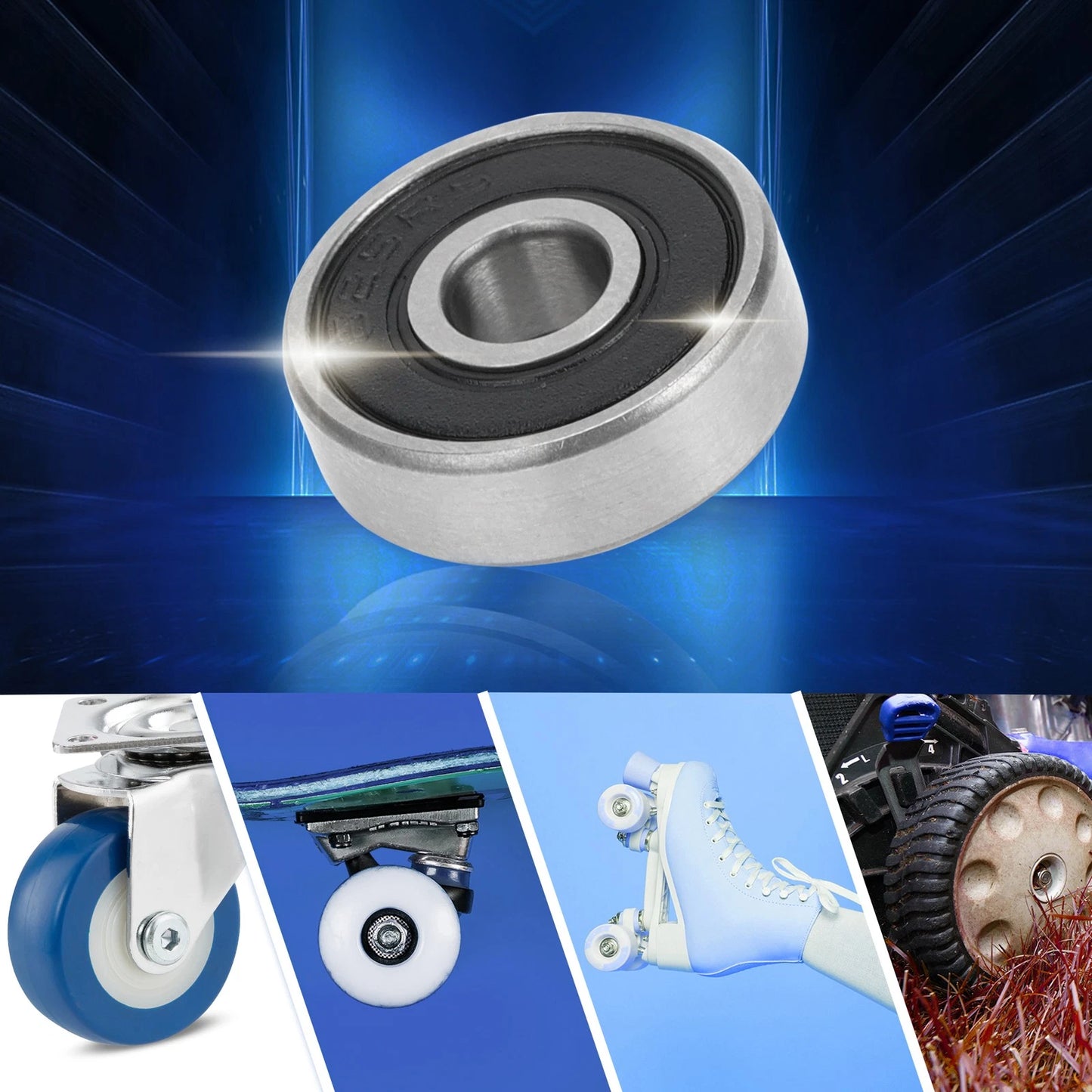 Deep Groove Ball Bearings 5x16x5mm 1 Pc for Scooter Skateboard Wheel