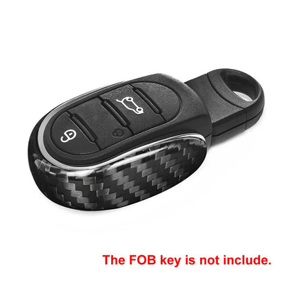 Real Carbon Fiber Key Fob Case 'U' Frame Cover for Mini F54 F55 F56 F57 F60