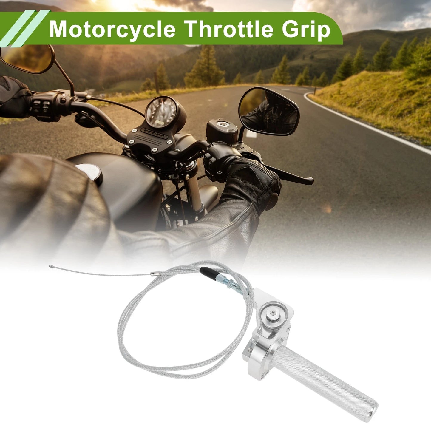 22mm Throttle Grip for Dirt Bikes, Pit Bikes, Mini Bikes (49CC-125CC)
