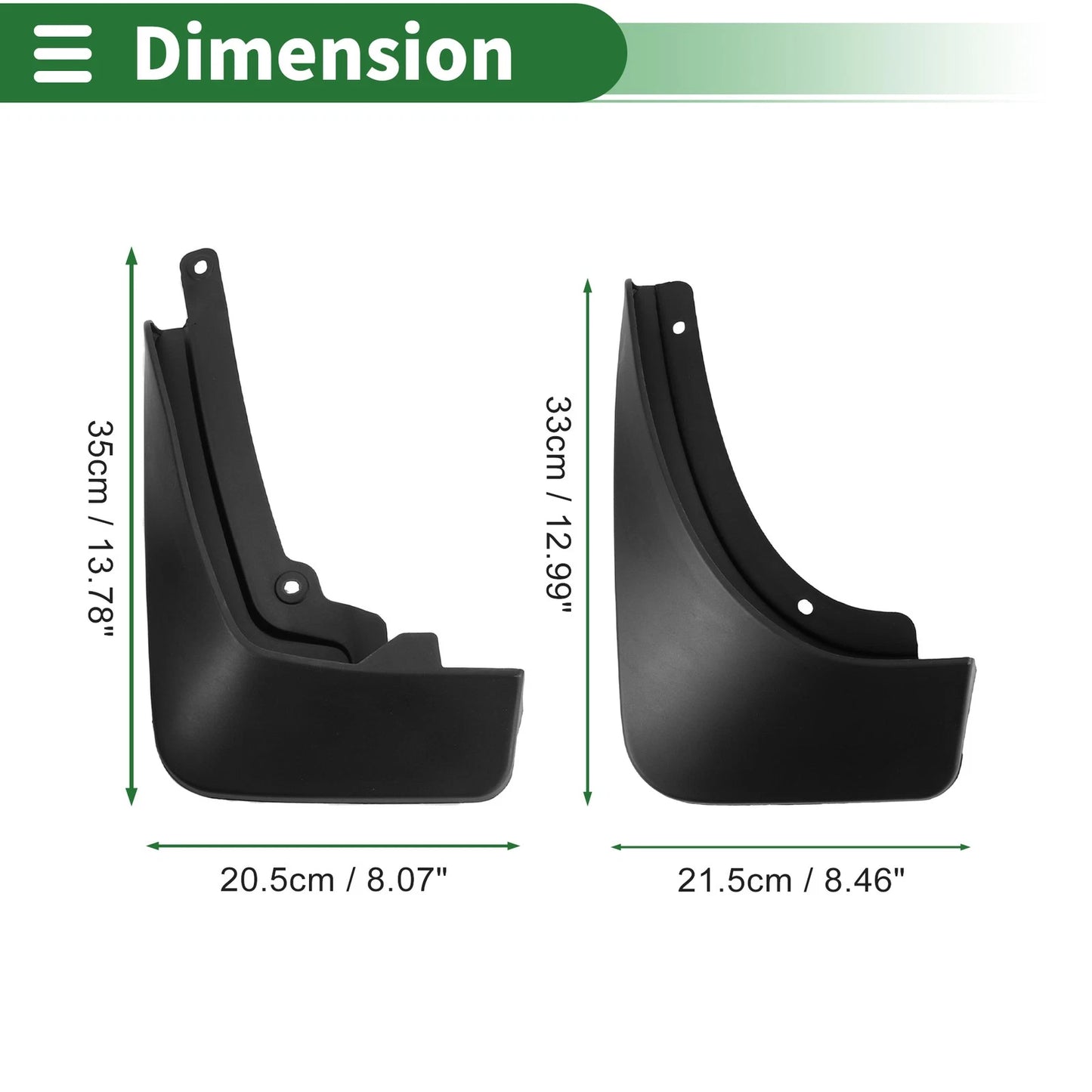 Mud Flaps Splash Guards for Buick Envision S (2020–2024)