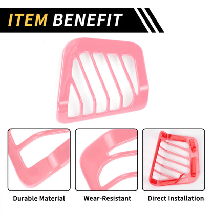Dashboard Side Air Vent AC Outlet Cover Trim for Jeep Wrangler JL (18-24)