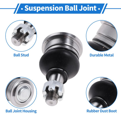 2 x Front Upper Ball Joints for Toyota Tacoma 4WD (1995-1997)