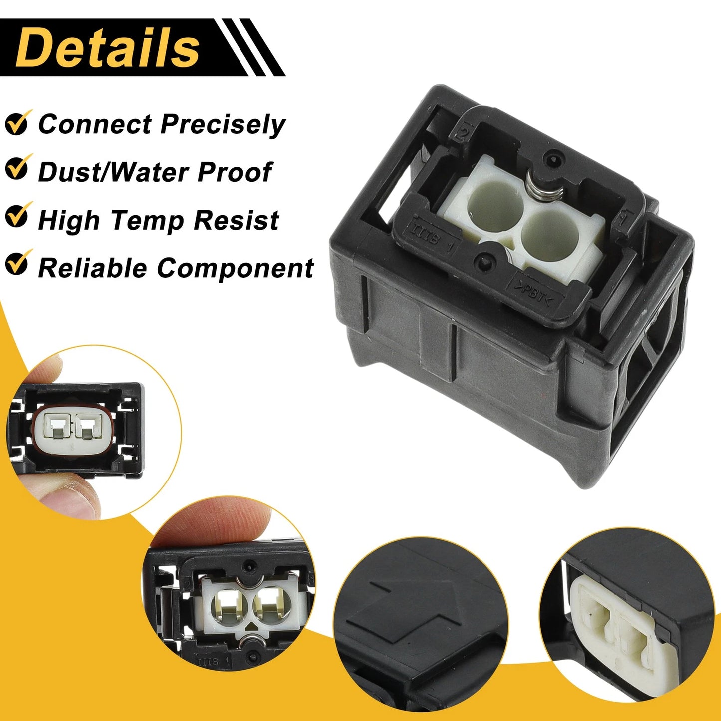 Diesel Fuel Injector Connector Plug for Toyota (2000-2006)