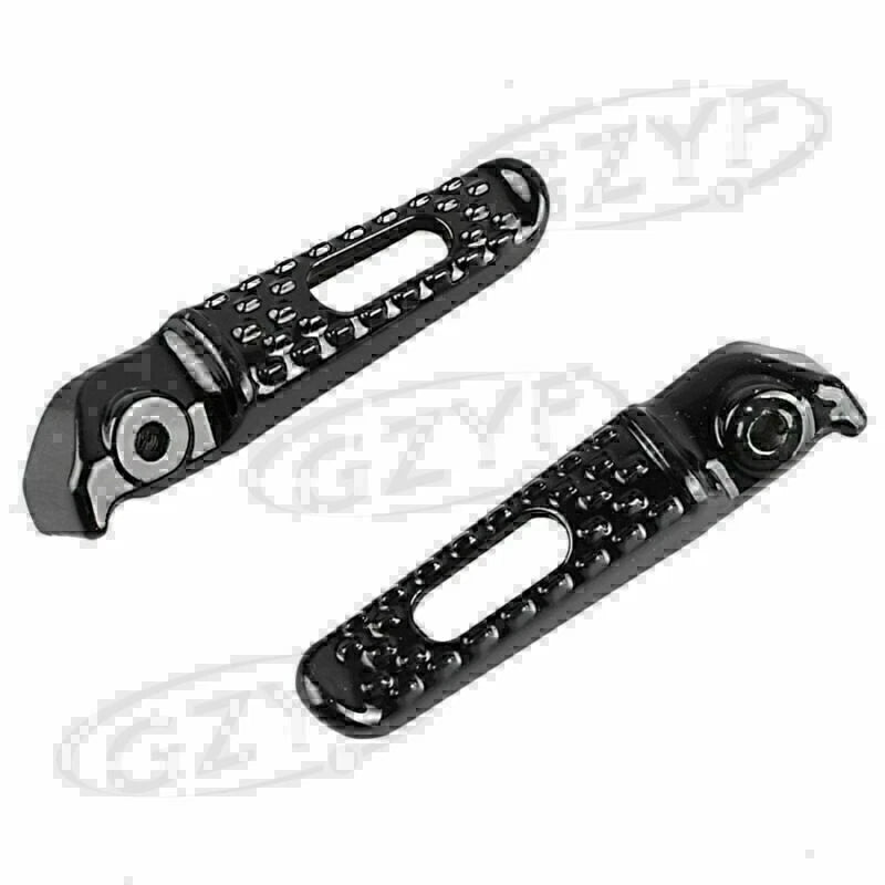 Rider Rear Foot Pegs Set for Honda CBR600RR (2003-2014) - Black Footrests