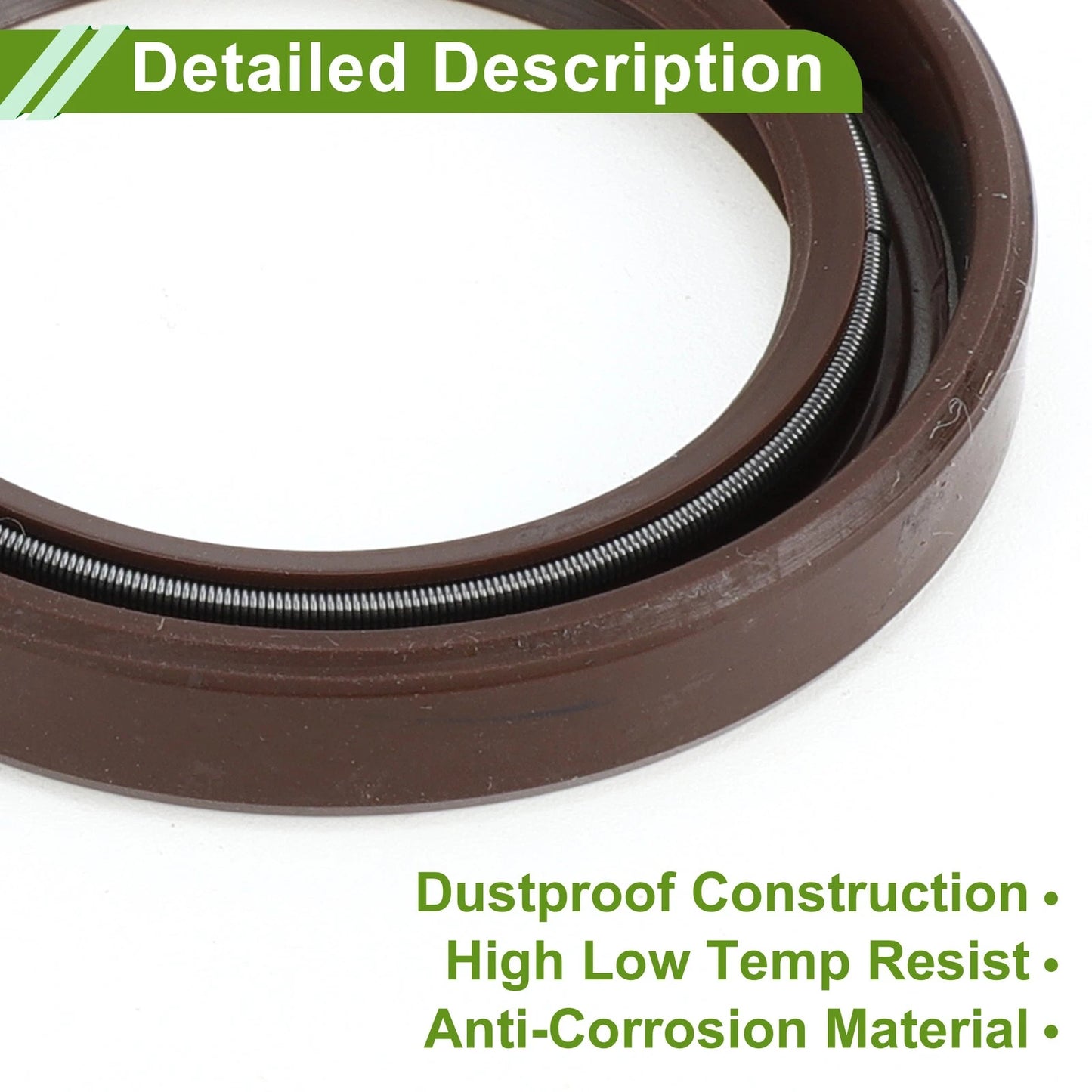 Front Crankshaft Oil Seal for MAZDA MX3 Mk5 Mk6 (1991-1998) 1 x Seal