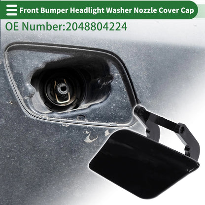 Front Left Bumper Headlight Washer Nozzle Cover for Mercedes-Benz (2008-2015)