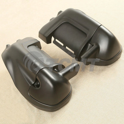 Matte Black Lower Vented Leg Fairing Glove Box for Harley Touring (1983-2013)