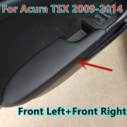 2 x Front Door Panels Armrest Cover for Acura TSX (2009–2014)