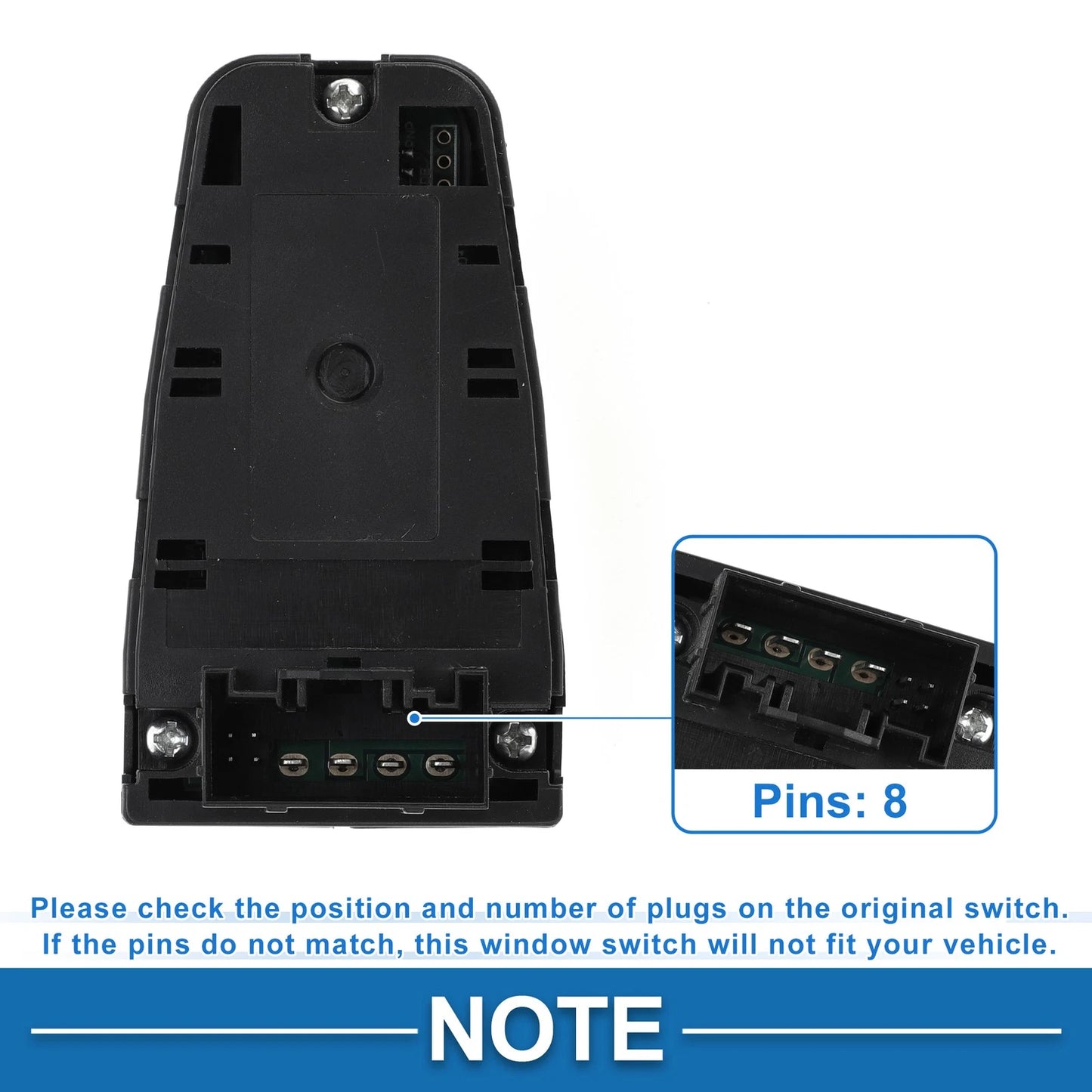 Power Window Switch for BMW 740i 750i (2001-2005)