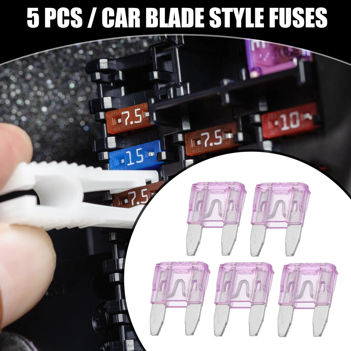 5 x Mini 35AMP APM/ATM Blade Fuses Short Circuit Protection for Car