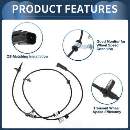 ABS Wheel Speed Sensor for Ford Edge FWD Rear Left (2015-2023)