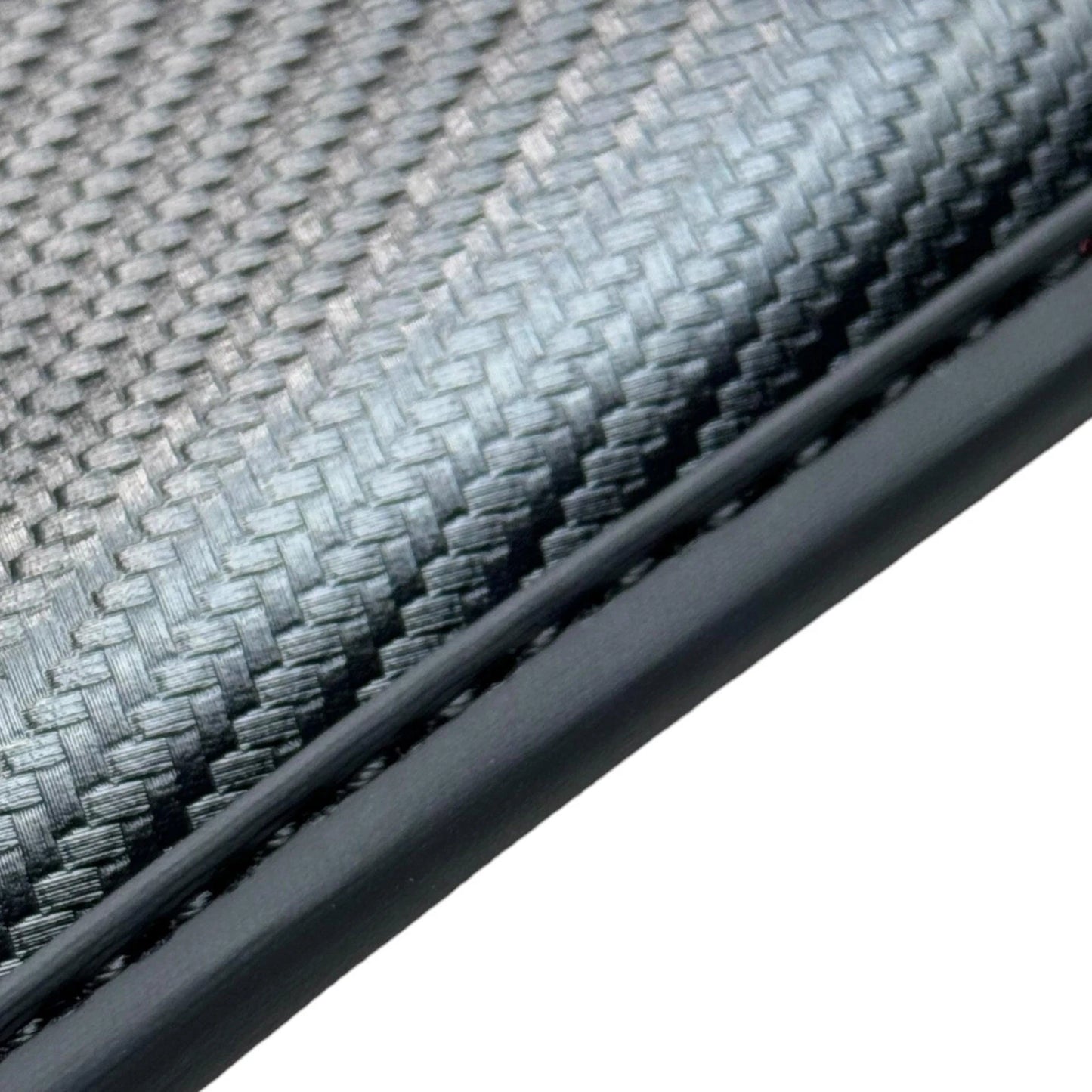 Red Floor Mats for Ferrari SF90 Stradale with Carbon Fiber (2020-2023)
