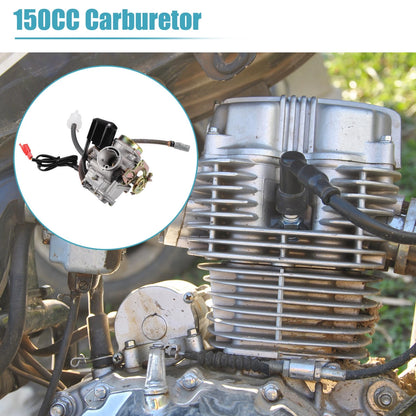 Carburetor / 1 Set / Motorcycle for GY6 50CC 49CC 80C Black Silver Tone
