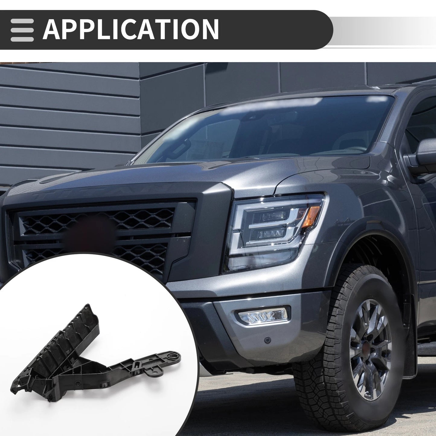 Right Front Bumper Retainer Bracket for Nissan Altima Sedan (2013-2018)