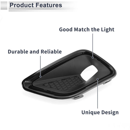 Front Left Fog Light Grill for Jeep Cherokee (2019-2022)