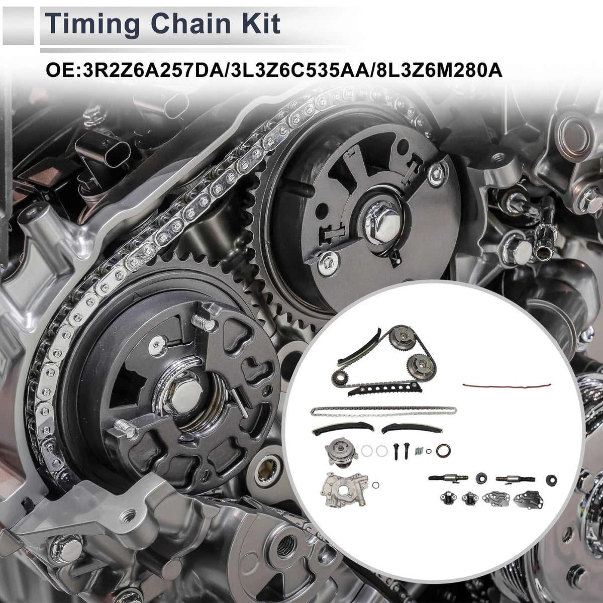Timing Chain Kit for Ford F-150, Expedition, Lincoln Navigator (2004-2008)