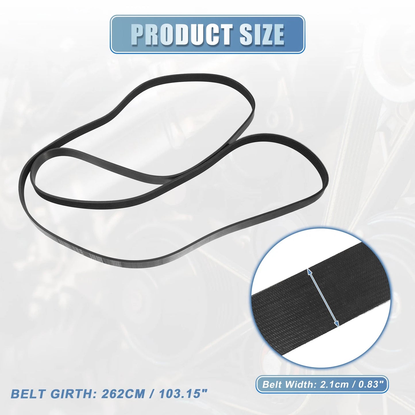 V-Ribbed Serpentine Drive Belt for Ford Mustang (2006-2010)