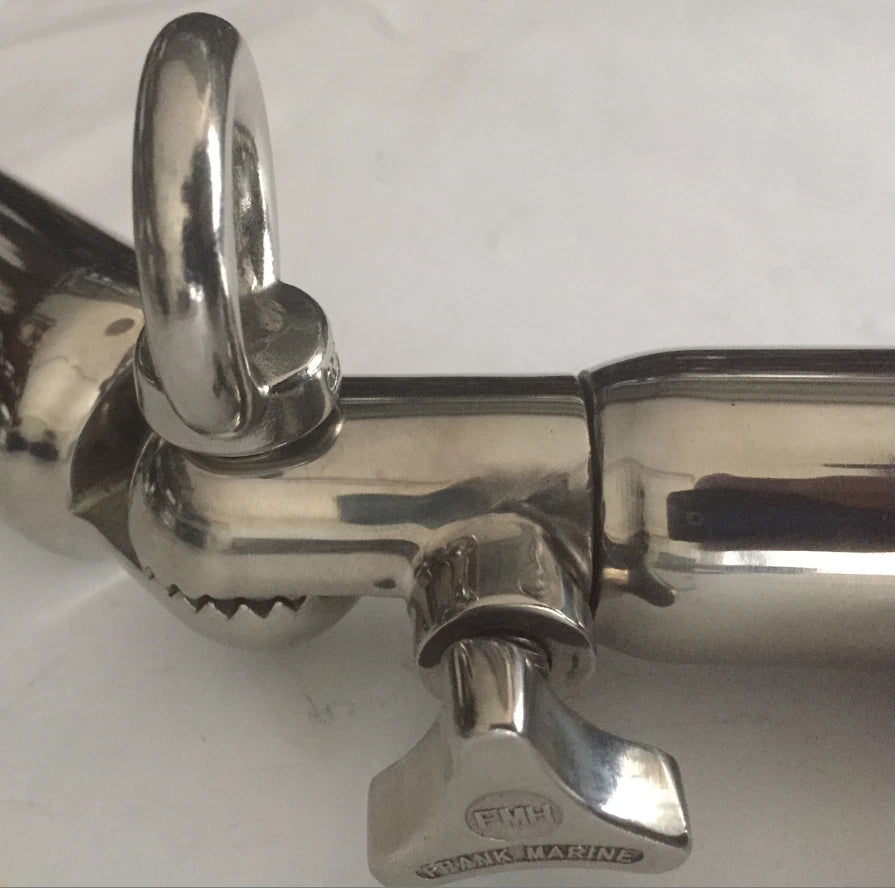Adjustable Outrigger Rod Holder for Trolling, 30°/90° - Compatible with All Boats