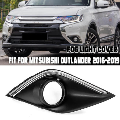 Front Right Fog Lamp Light Cover for Mitsubishi Outlander (2016-2019)