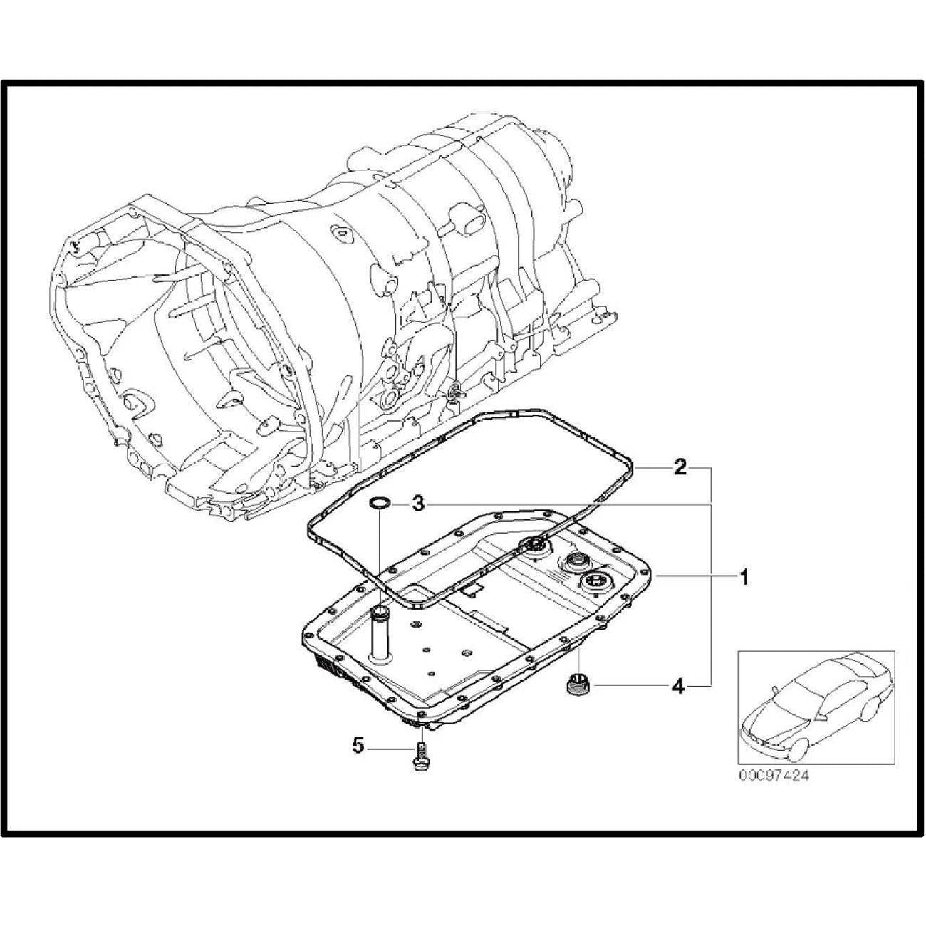 Automatic Transmission Oil Pan Filter Kit for BMW E90 E60 E71 (2007-2013)