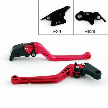 Red Long Clutch Brake Levers for Honda CBR929RR (2000-2001)