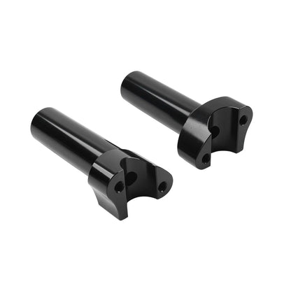 4.5" Black Straight Handlebar Risers for Harley Dyna Sportster Softail