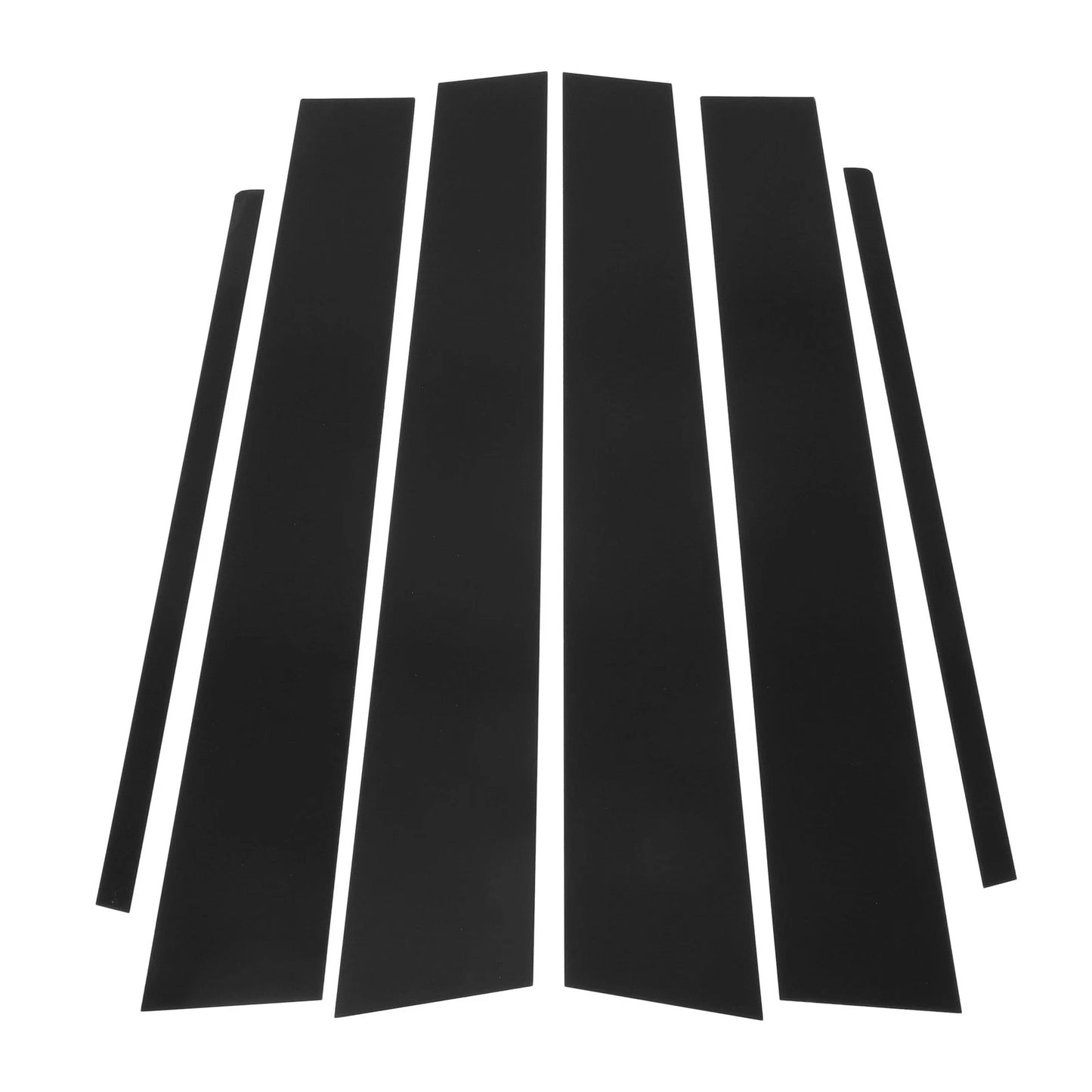 6 Pcs Door Pillar Window Trim for Lexus CT200h (2011-2019) Black