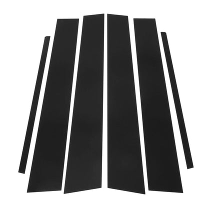6 Pcs Door Pillar Window Trim for Lexus CT200h (2011-2019) Black