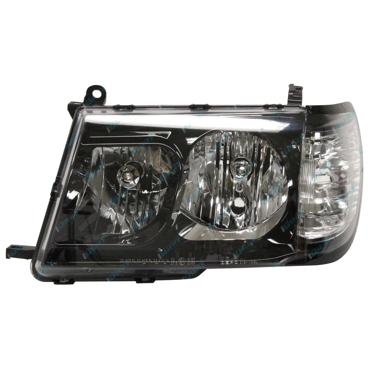 Altezza BLACK Headlights 2 x for Toyota Landcruiser 100 105 Series (1998-2005)