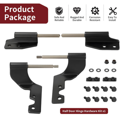 Half Door Hinge Hardware for Polaris Ranger XP 1000 High Lifter (2019–2022)