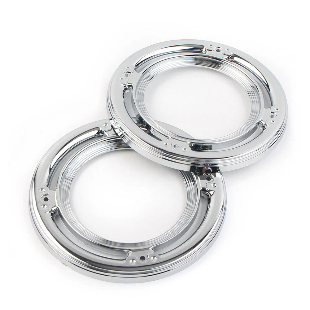 Rear Speaker Accent Cover Trim Chrome for Harley Road Street Tri Electra Glide
