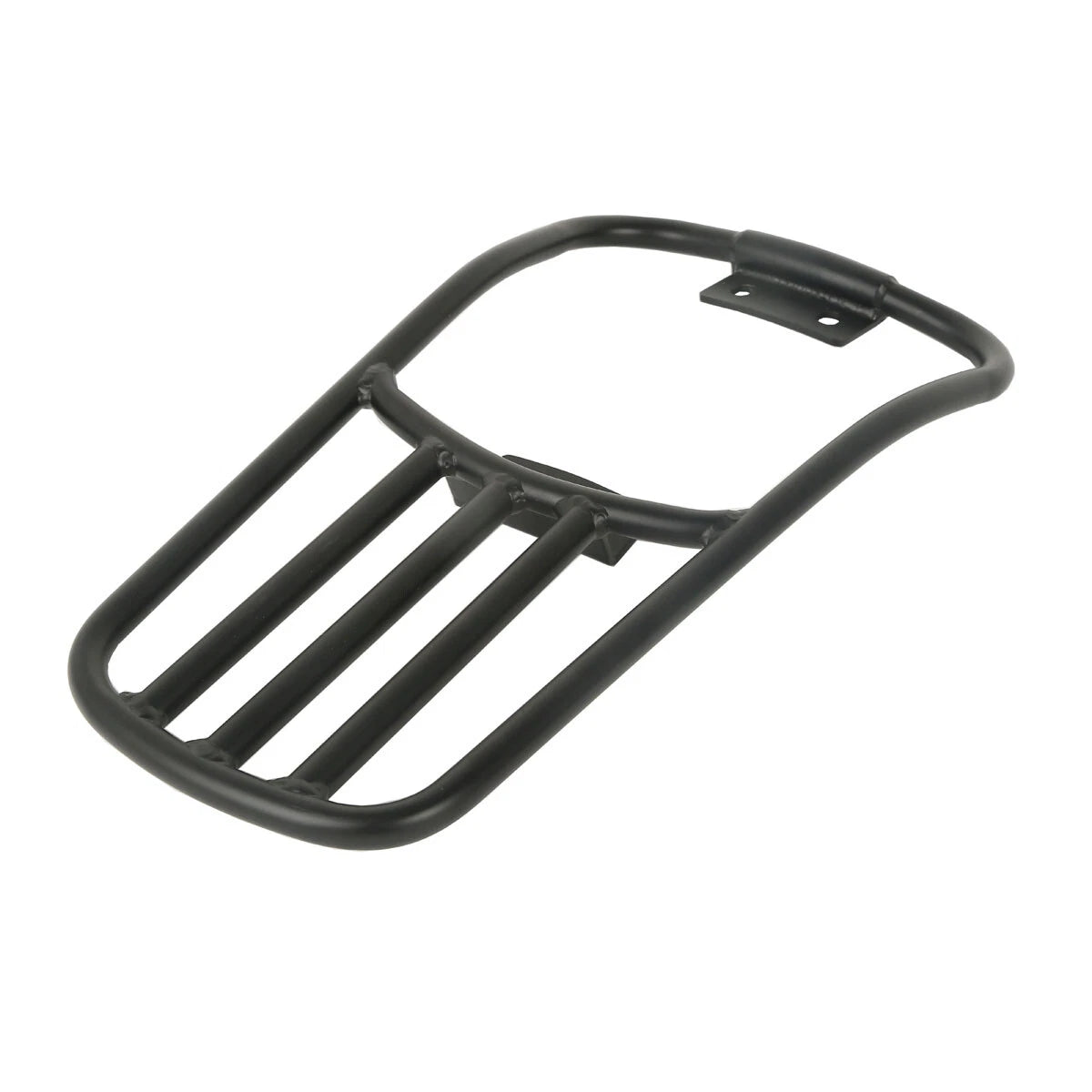 Black Rear Fender Luggage Rack for Harley Softail Deluxe (2005-2017)