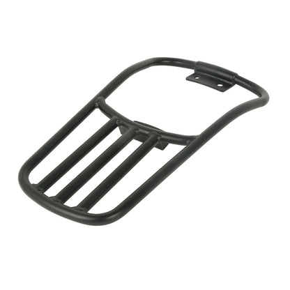 Black Rear Fender Luggage Rack for Harley Softail Deluxe (2005-2017)