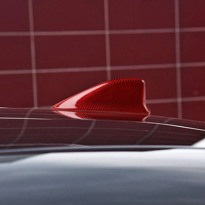 Red Carbon Fiber Shark Fin Roof Antenna Trim Cover for BRZ 86 FR-S (2013-2020)