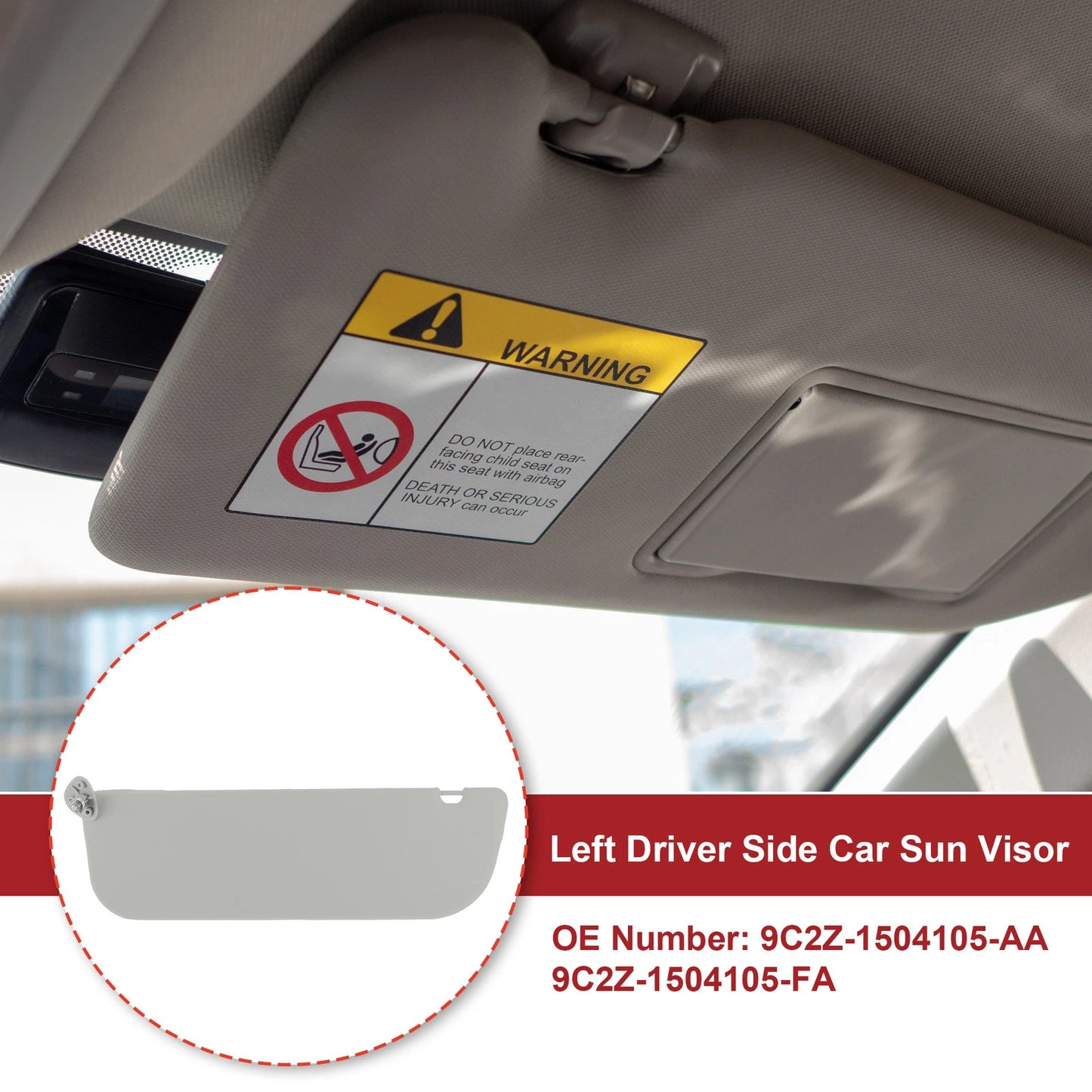Left Sun Visor for Ford E-150 (2009-2014)