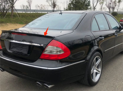 ABS Rear Spoiler Wing Black for Mercedes Benz E-Class W211 (2003-2009)
