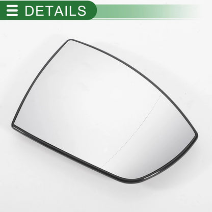 Right Side White Heated Mirror Glass for Ford Kuga (2012-2019)