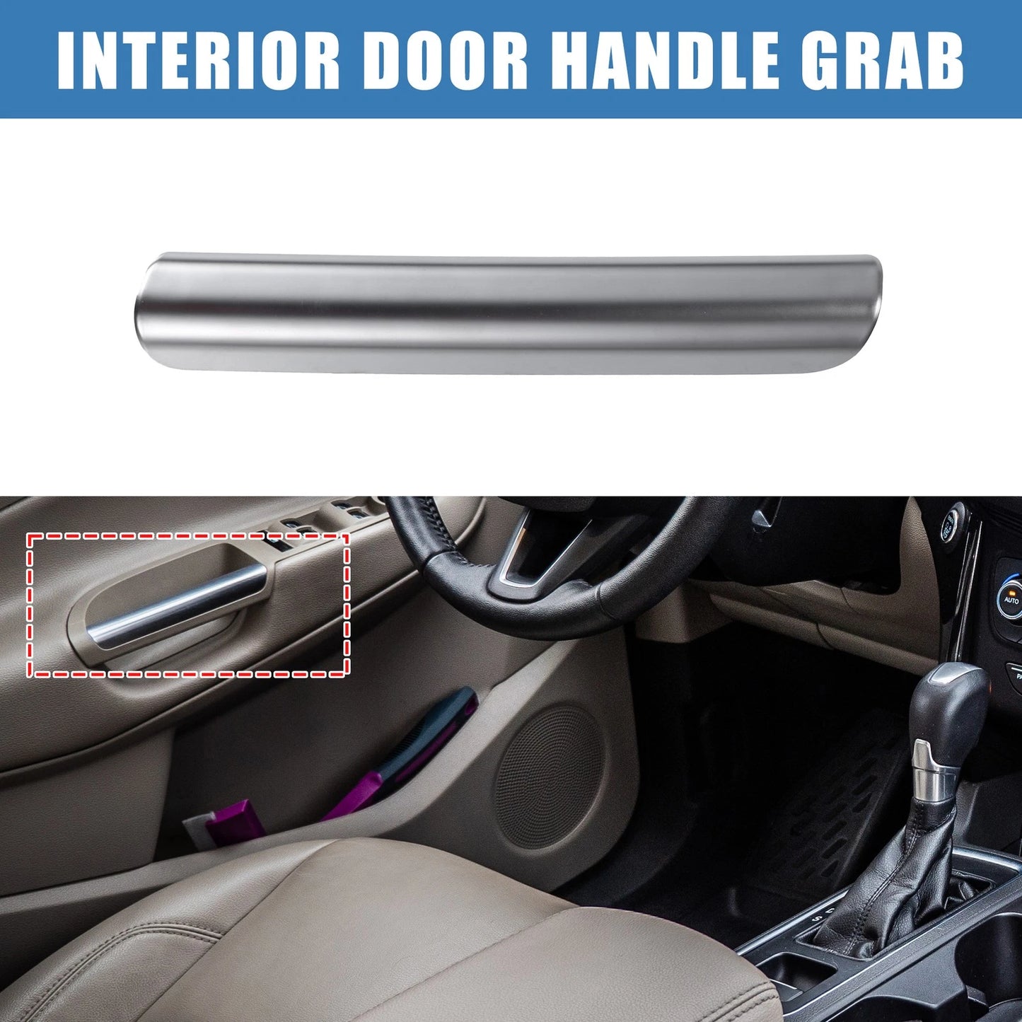Front Left Armrest Door Handle for Ford Escape (2013-2019)