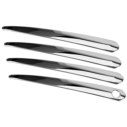 4 x Exterior Door Handle Trim Strip Covers for Toyota RAV4 Highlander (2019-2023)