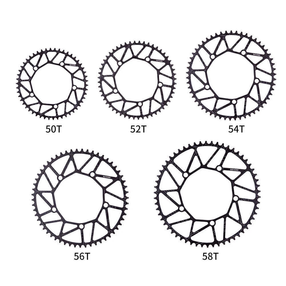 Narrow Wide Chainring 46-58T for 9/10/11 Speed Folding Bike BCD130mm