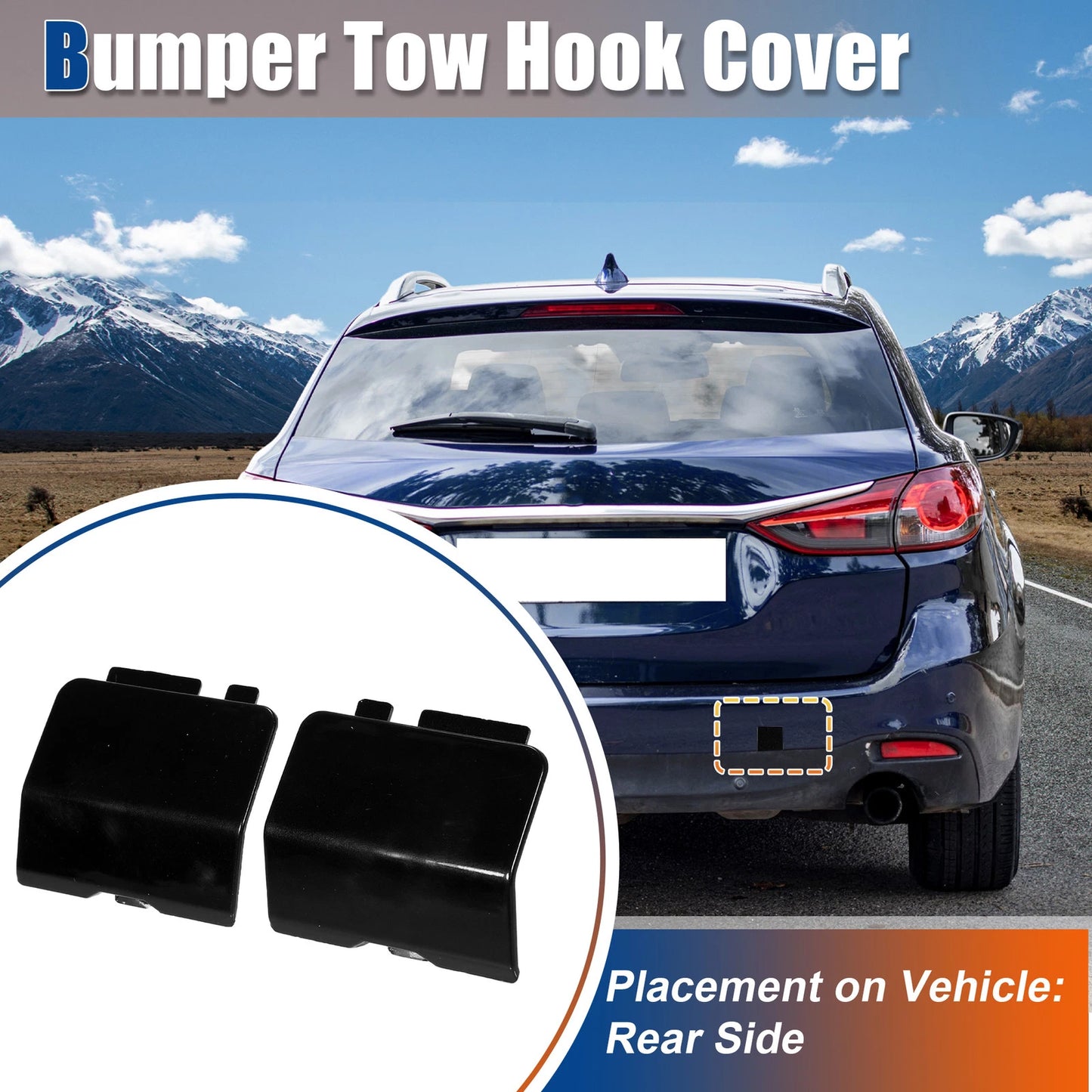 Rear Tow Hook Cover for Mazda 6 (2014-2021)