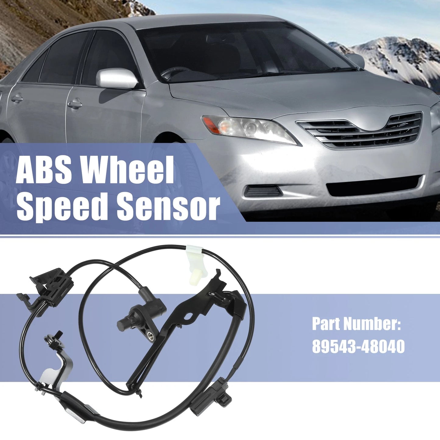 Front Left ABS Wheel Speed Sensor for Toyota Highlander (2008–2013)