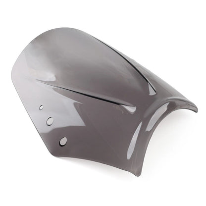 Universal Motorcycle Windshield Deflector for Various Models - Grey